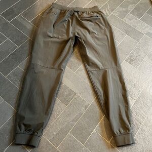 LULULEMON MEN'S JOGGER OLIVE GREEN/ GRAY SWEATPANTS LARGE L